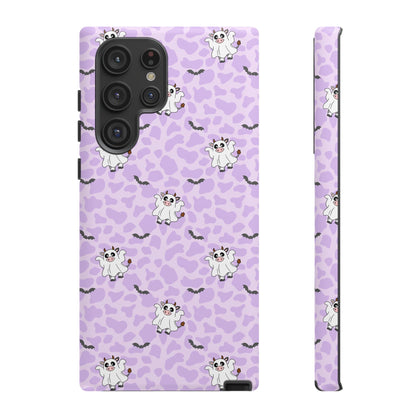 Purple Moo Ghosts & Bats Samsung Galaxy Tough Case