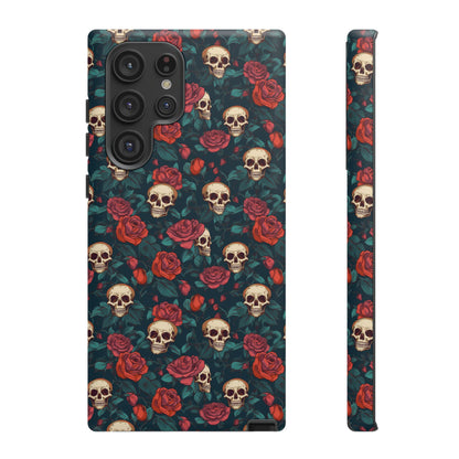 Skulls & Roses Dark Garden Samsung Galaxy Tough Case