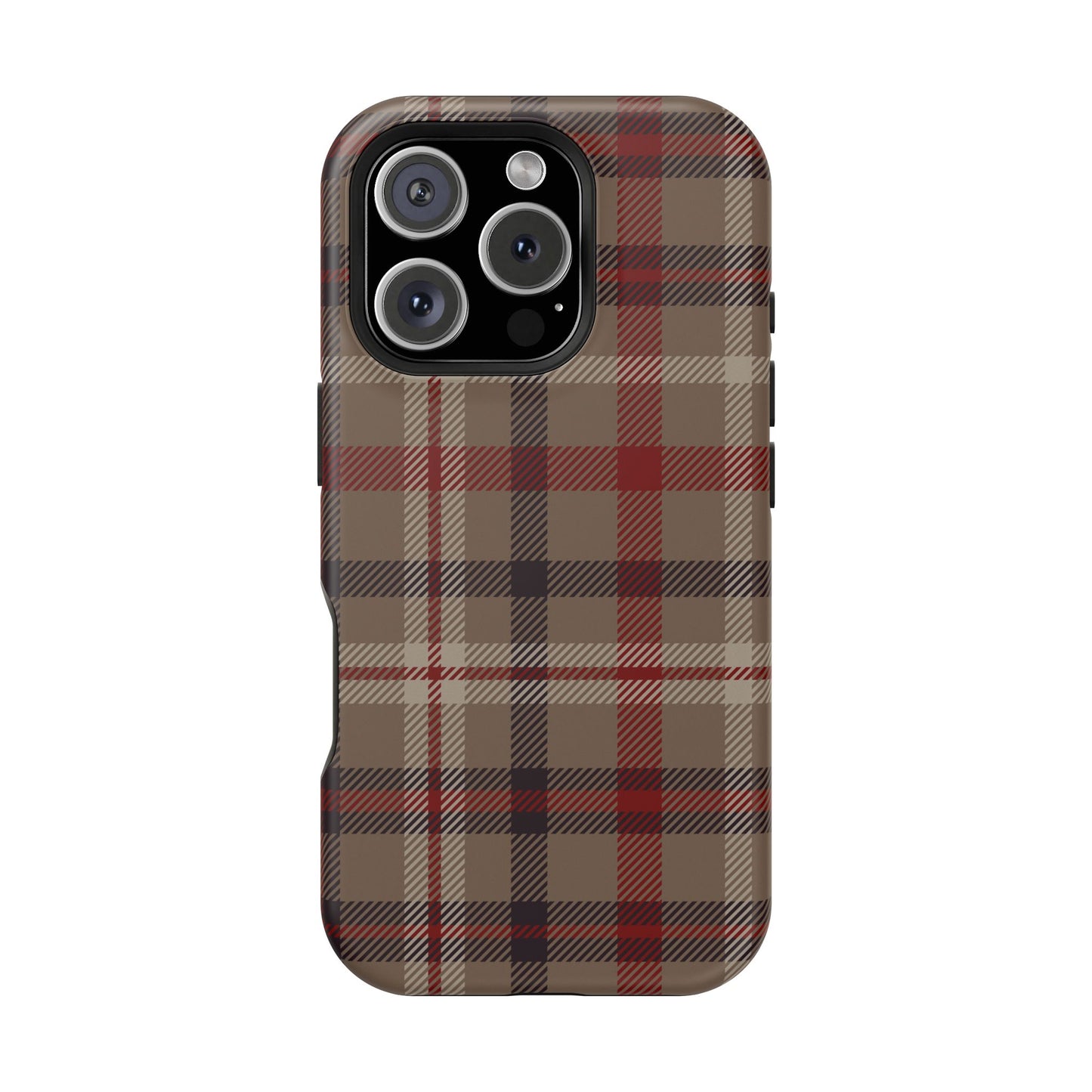 Vintage Highland Plaid MagSafe® iPhone Tough Case