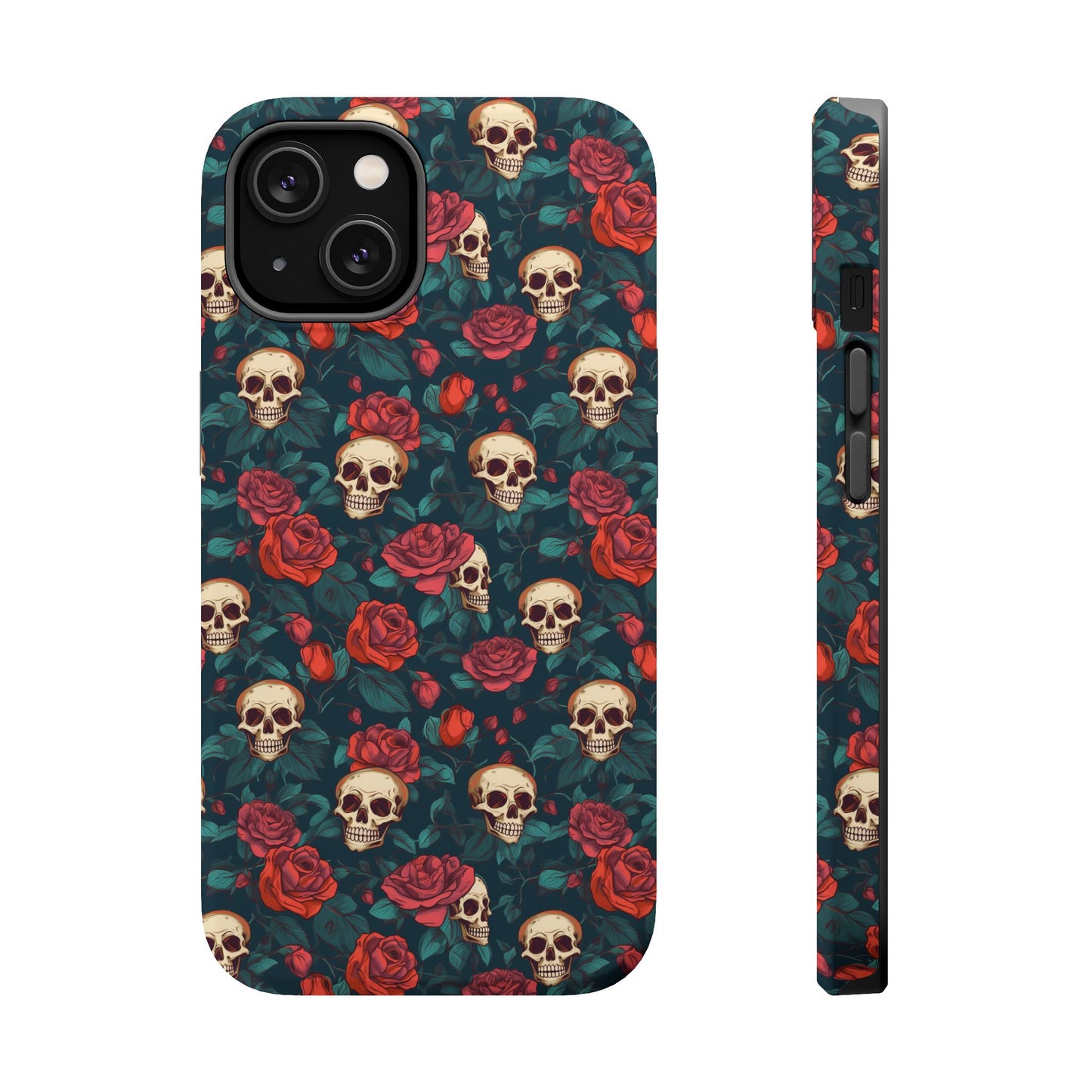 Skulls & Roses Dark Garden MagSafe® iPhone Tough Case