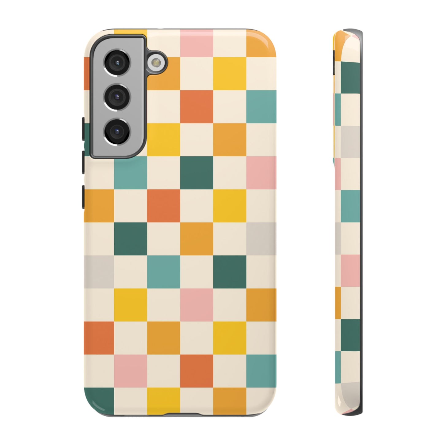 Retro 70s Gingham Samsung Galaxy Tough Case