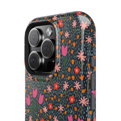 Whimsical Wildflower Meadow MagSafe® iPhone Tough Case