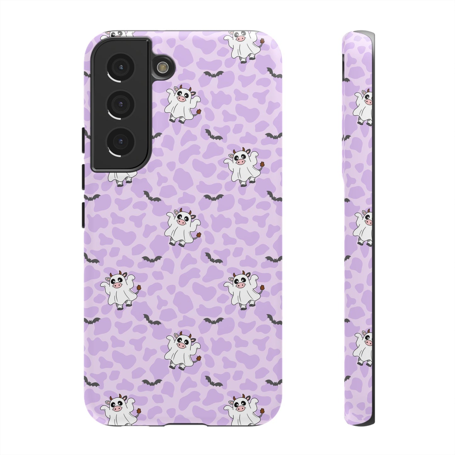 Purple Moo Ghosts & Bats Samsung Galaxy Tough Case