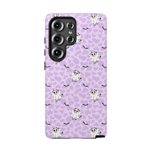 Purple Moo Ghosts & Bats Samsung Galaxy Tough Case