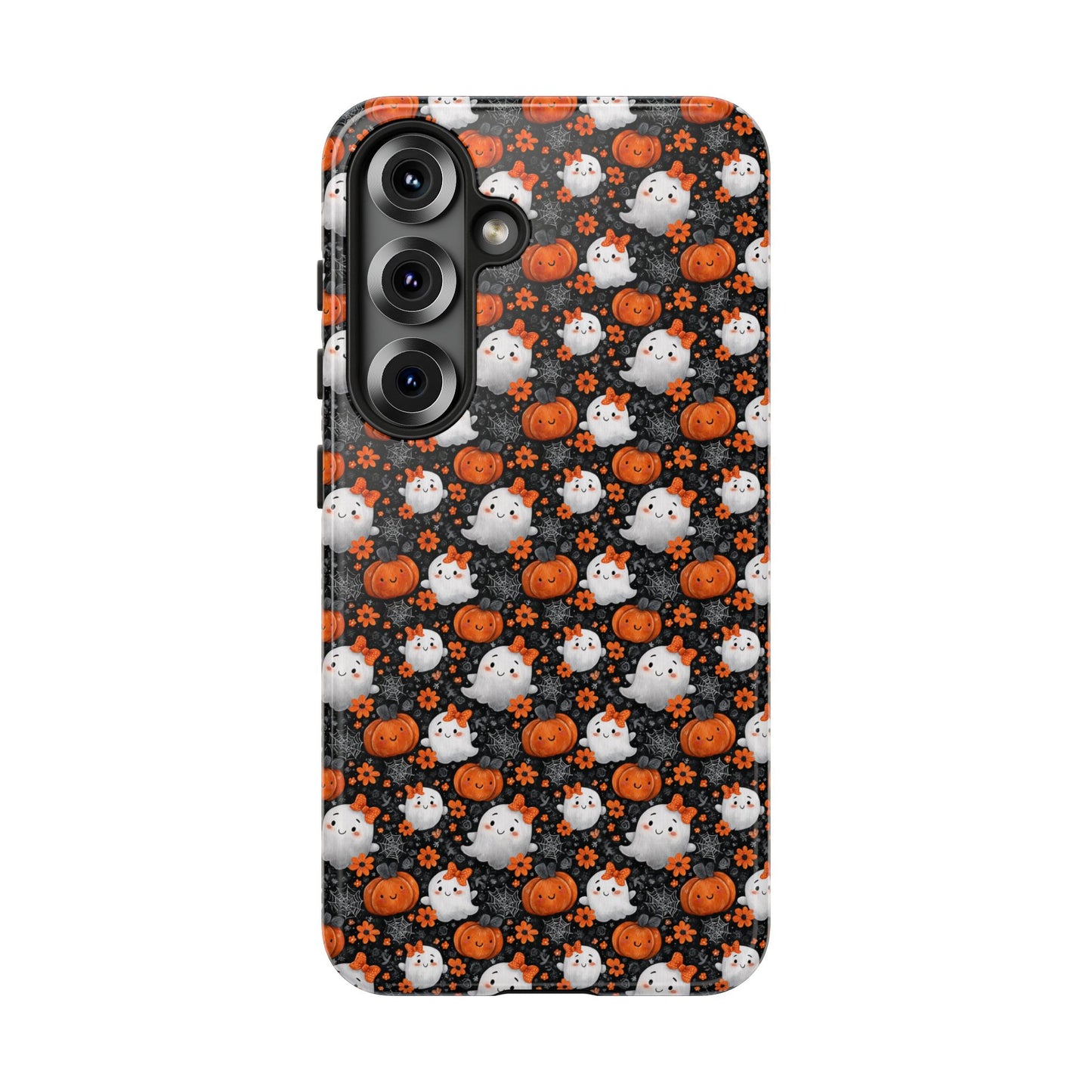 Cute Kawaii Lady Ghosts & Pumpkins Samsung Galaxy Tough Case