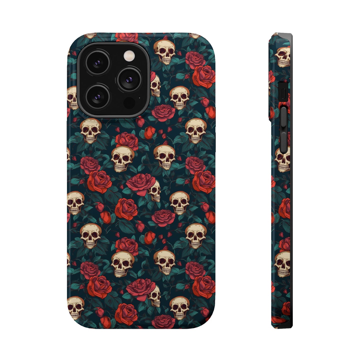 Skulls & Roses Dark Garden MagSafe® iPhone Tough Case