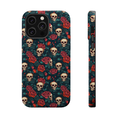 Skulls & Roses Dark Garden MagSafe® iPhone Tough Case