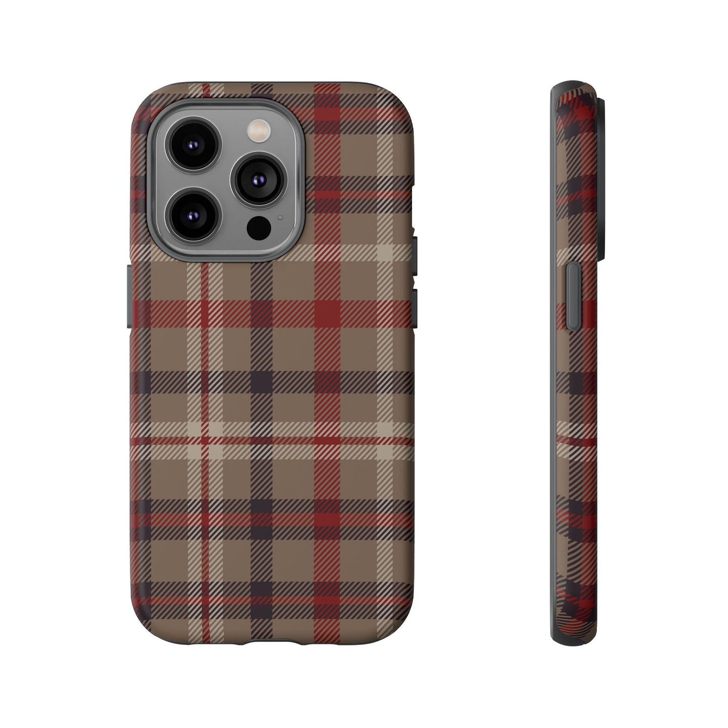 Vintage Highland Plaid iPhone Tough Case