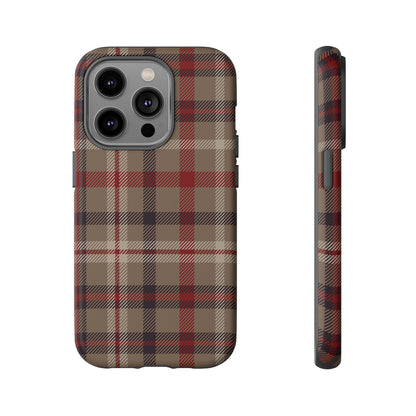 Vintage Highland Plaid iPhone Tough Case