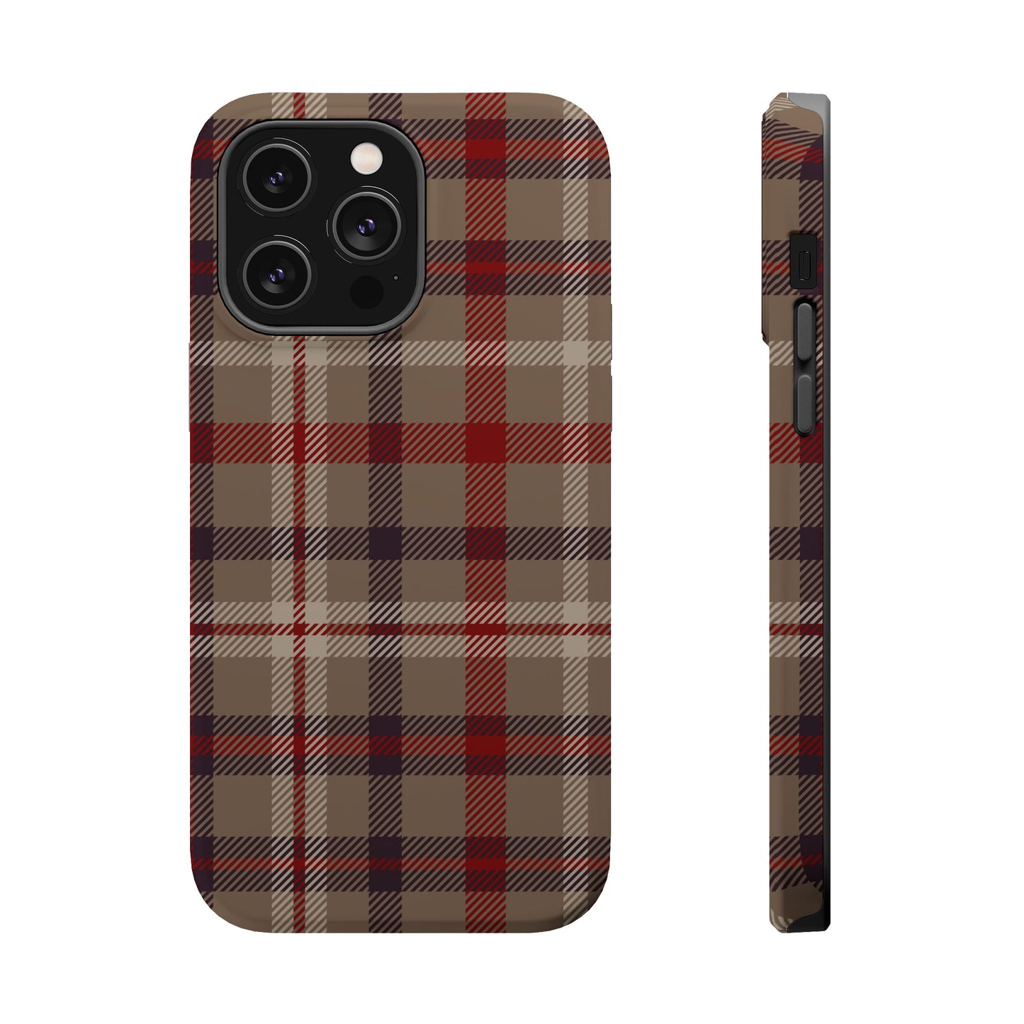 Vintage Highland Plaid MagSafe® iPhone Tough Case