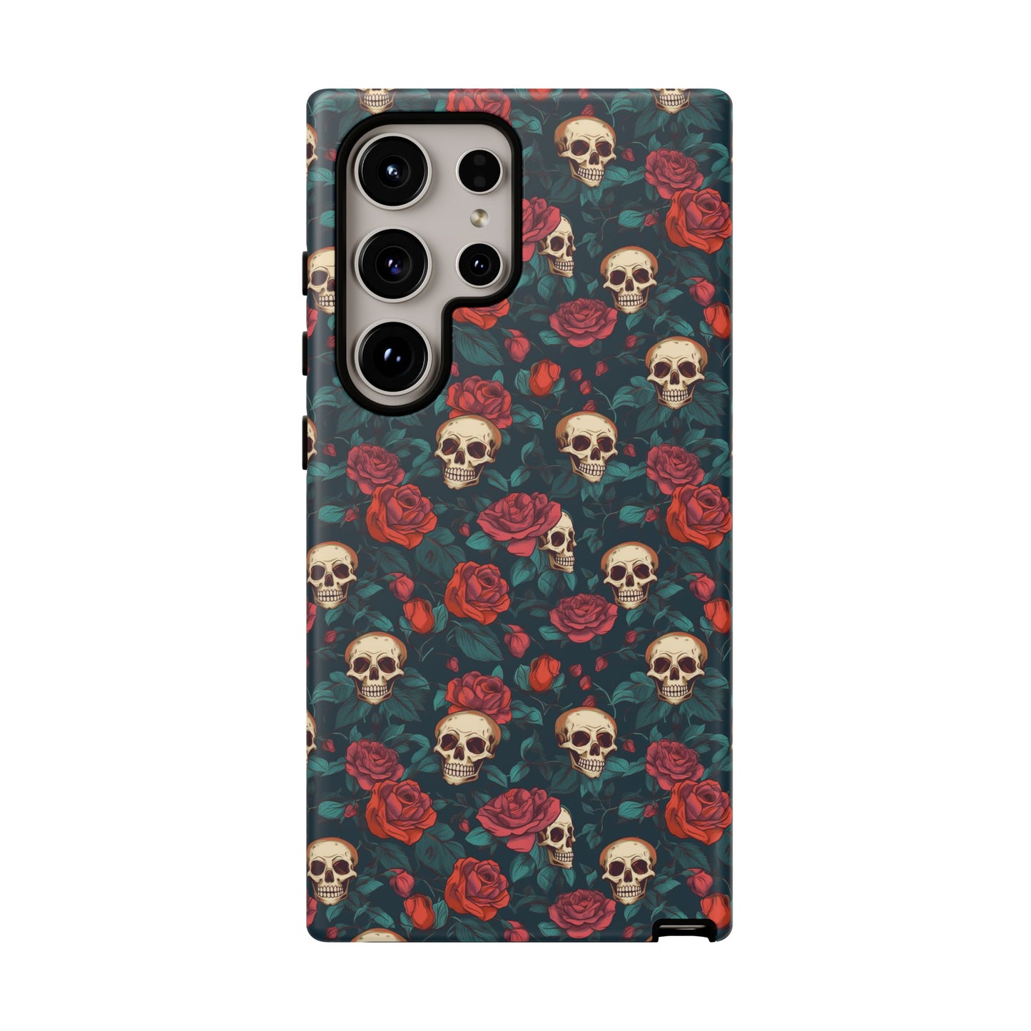 Skulls & Roses Dark Garden Samsung Galaxy Tough Case