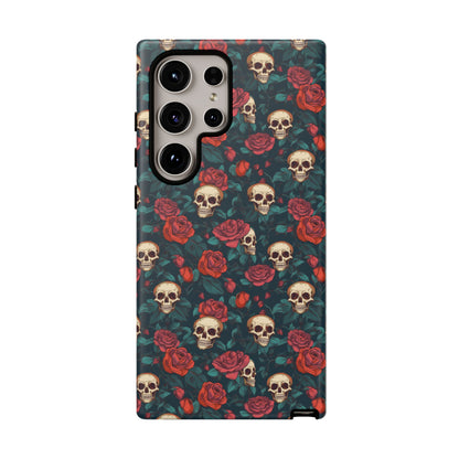 Skulls & Roses Dark Garden Samsung Galaxy Tough Case