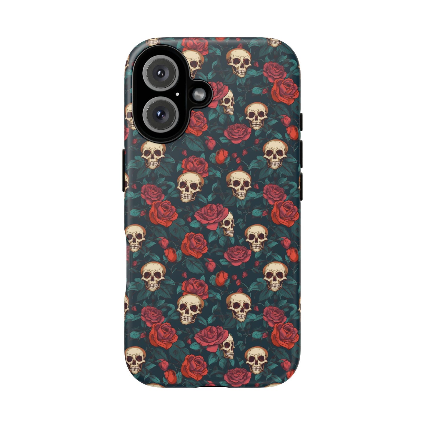 Skulls & Roses Dark Garden iPhone Tough Case