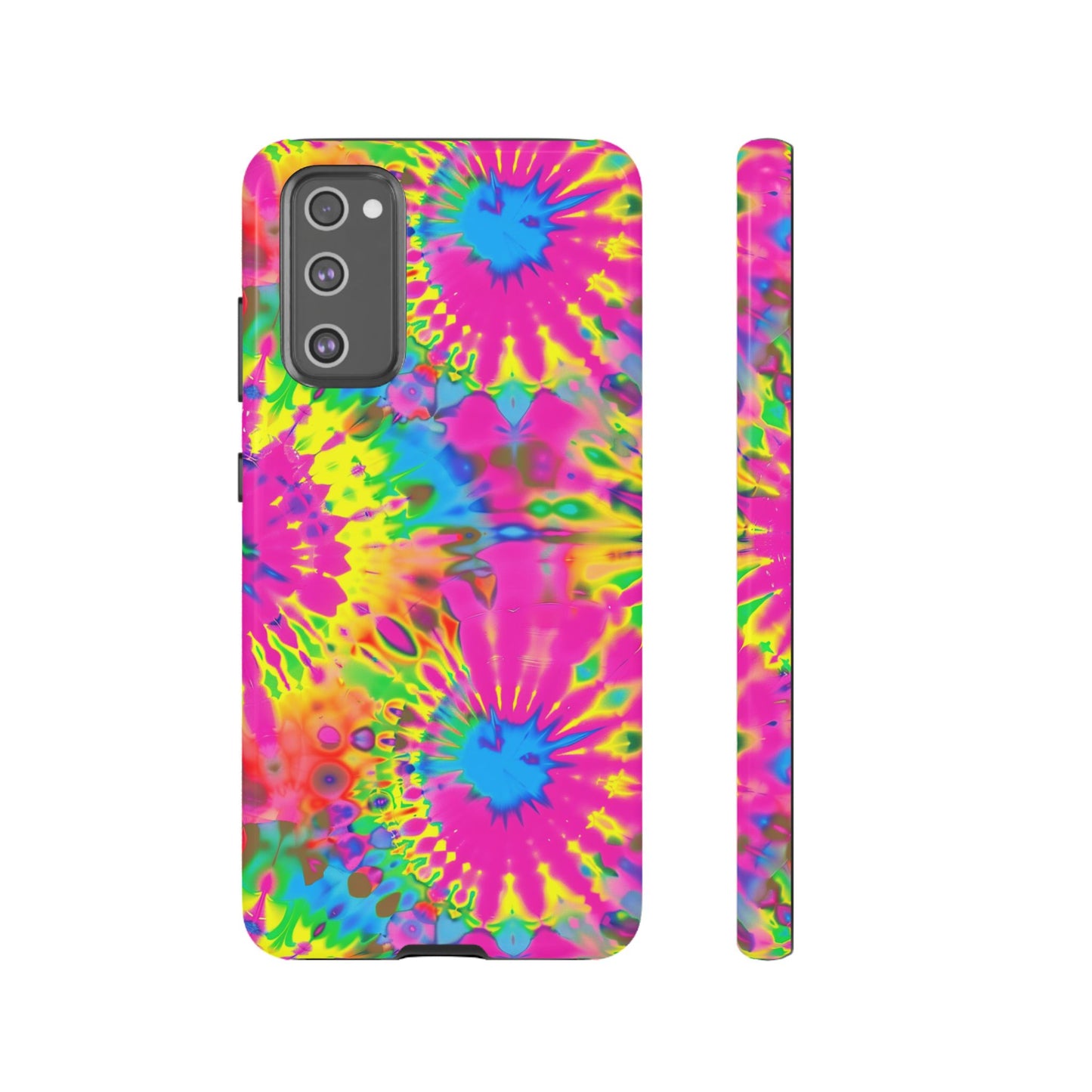 Neon Tie-Dye Burst Samsung Galaxy Tough Case