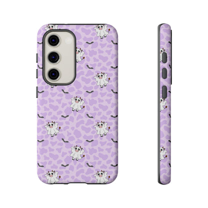 Purple Moo Ghosts & Bats Samsung Galaxy Tough Case
