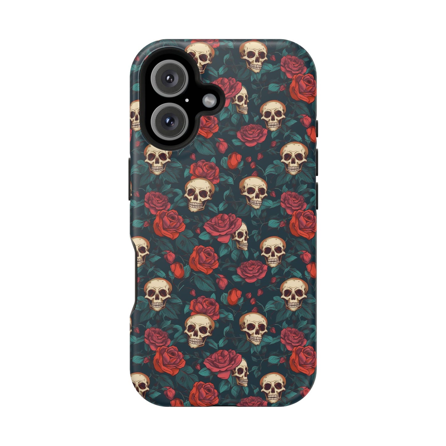 Skulls & Roses Dark Garden MagSafe® iPhone Tough Case