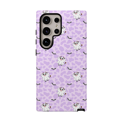 Purple Moo Ghosts & Bats Samsung Galaxy Tough Case