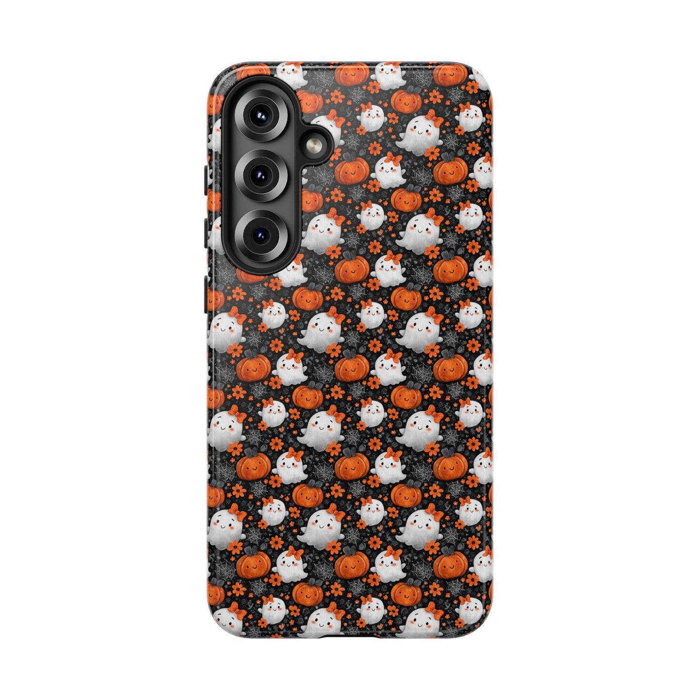 Cute Kawaii Lady Ghosts & Pumpkins Samsung Galaxy Tough Case
