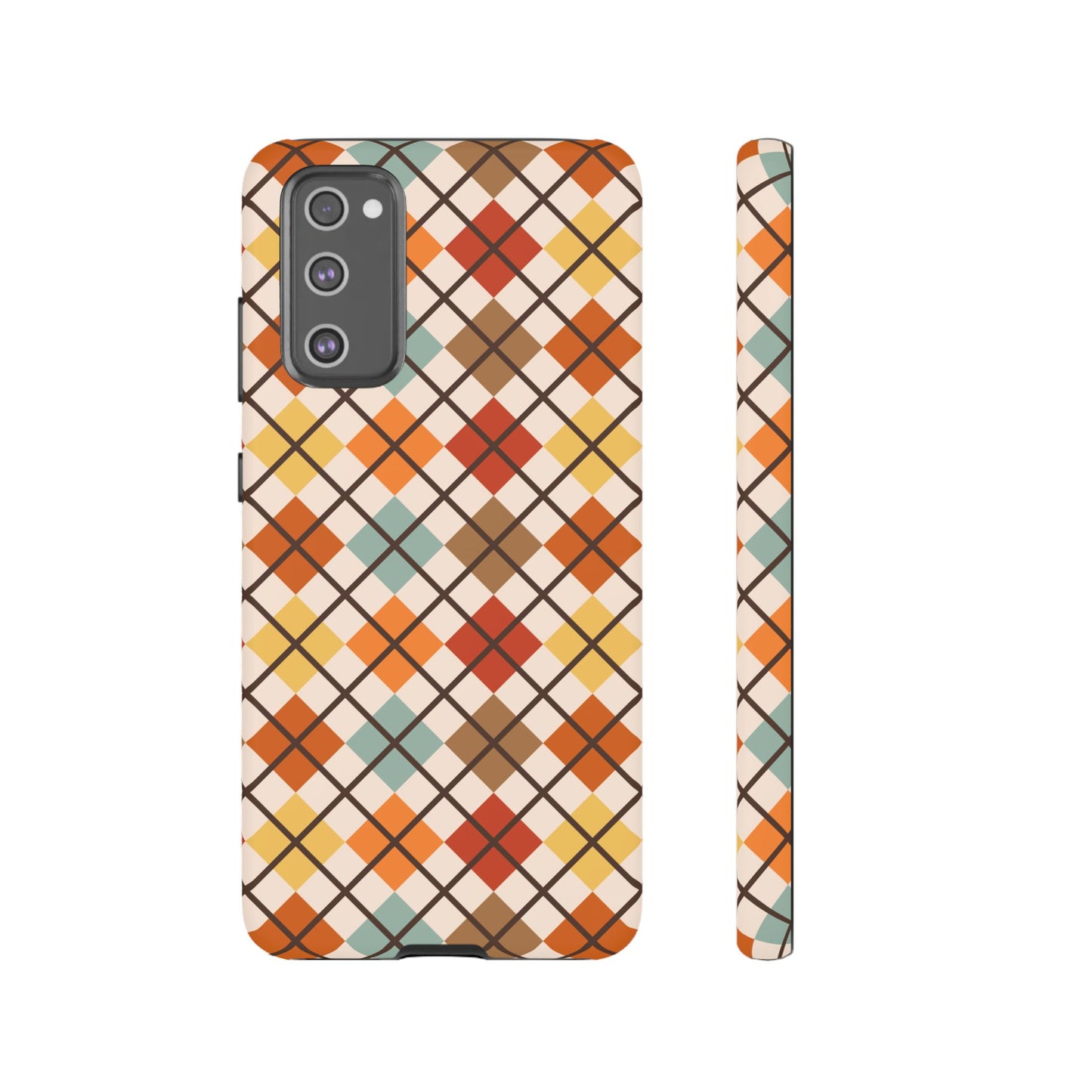 Autumn Argyle Samsung Galaxy Tough Case