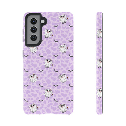 Purple Moo Ghosts & Bats Samsung Galaxy Tough Case