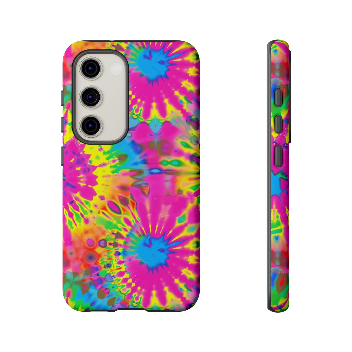 Neon Tie-Dye Burst Samsung Galaxy Tough Case
