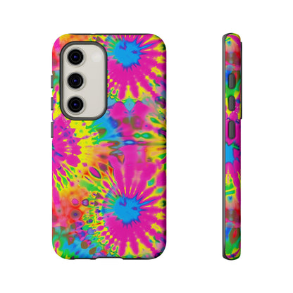 Neon Tie-Dye Burst Samsung Galaxy Tough Case