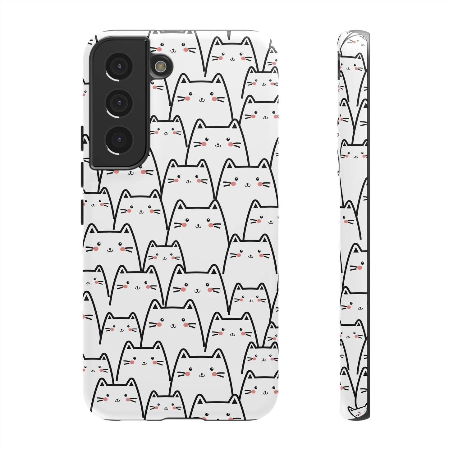 Kawaii Cat Crowd Samsung Galaxy Tough Case
