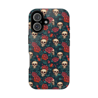 Skulls & Roses Dark Garden MagSafe® iPhone Tough Case