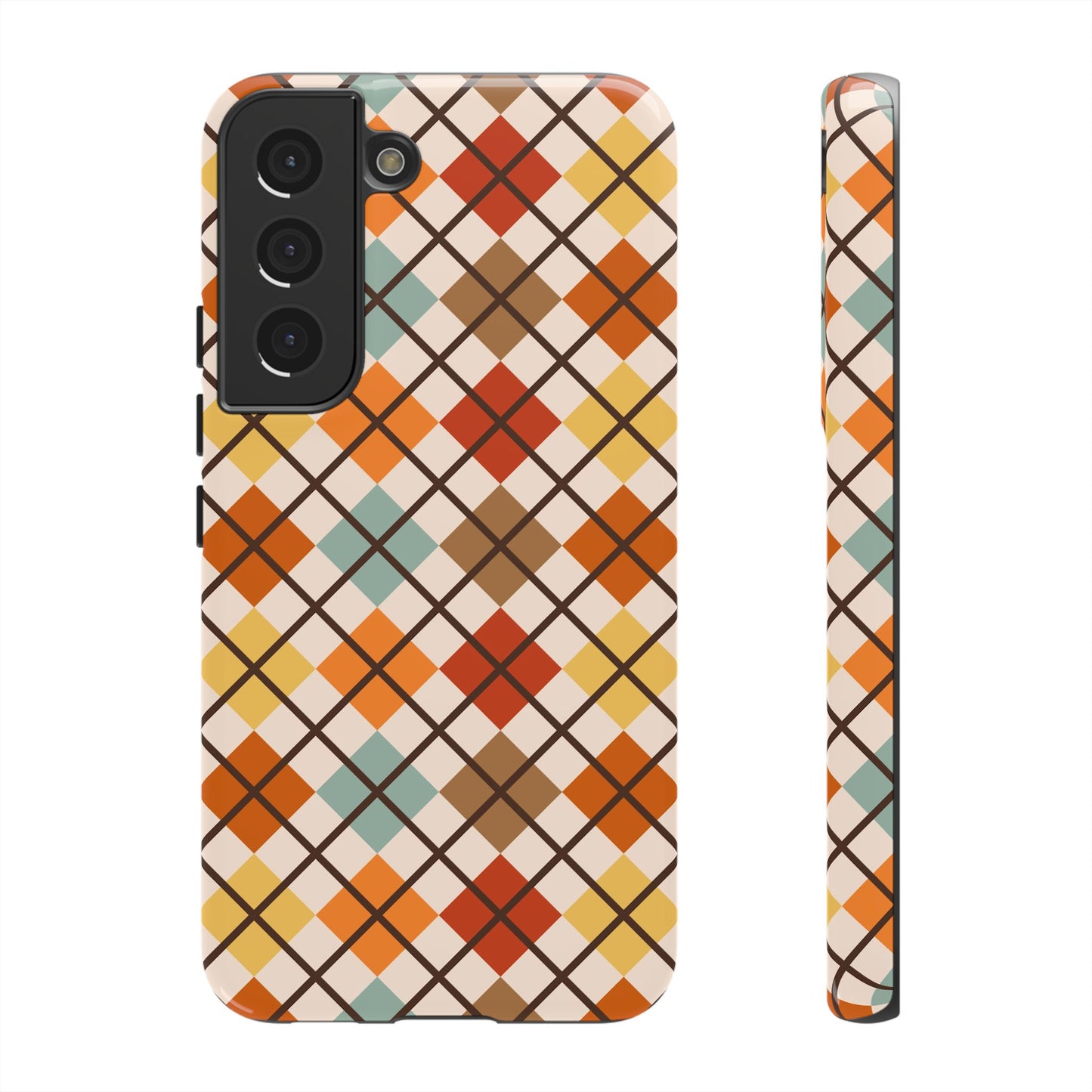 Autumn Argyle Samsung Galaxy Tough Case
