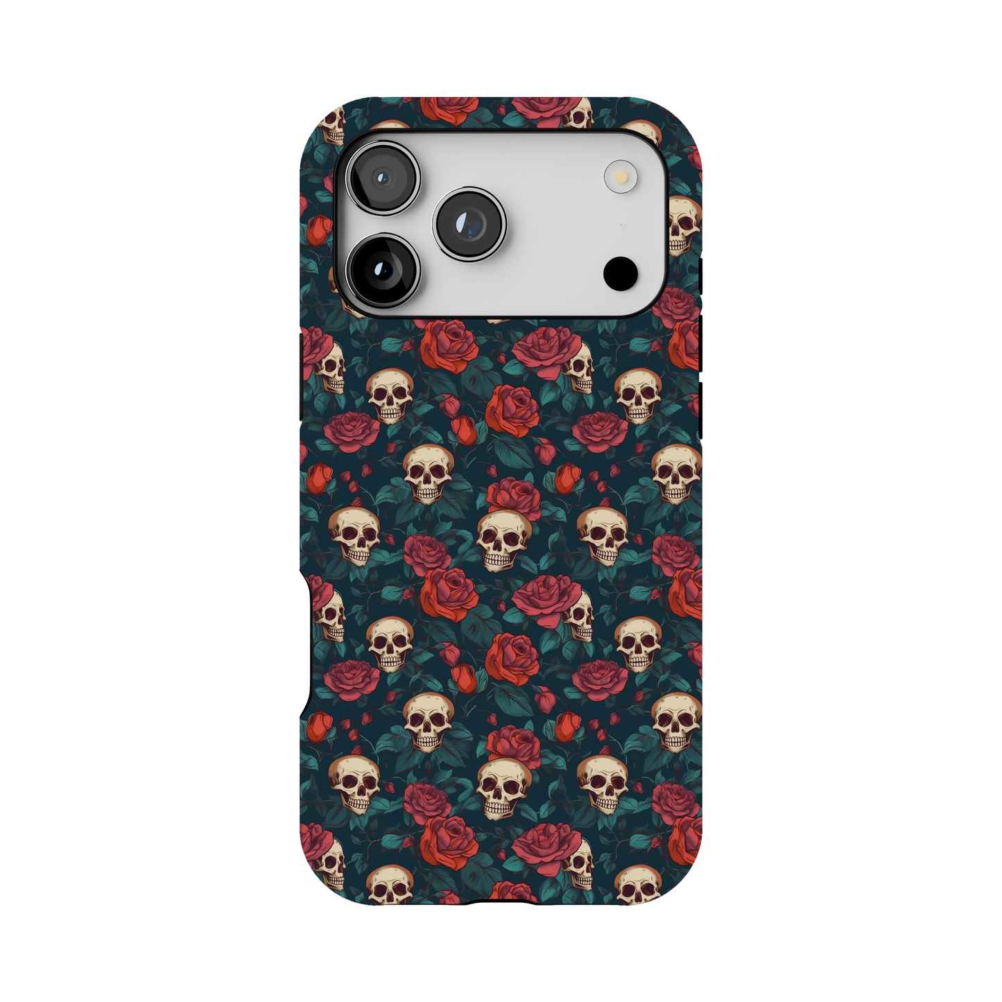 Skulls & Roses Dark Garden MagSafe® iPhone Tough Case
