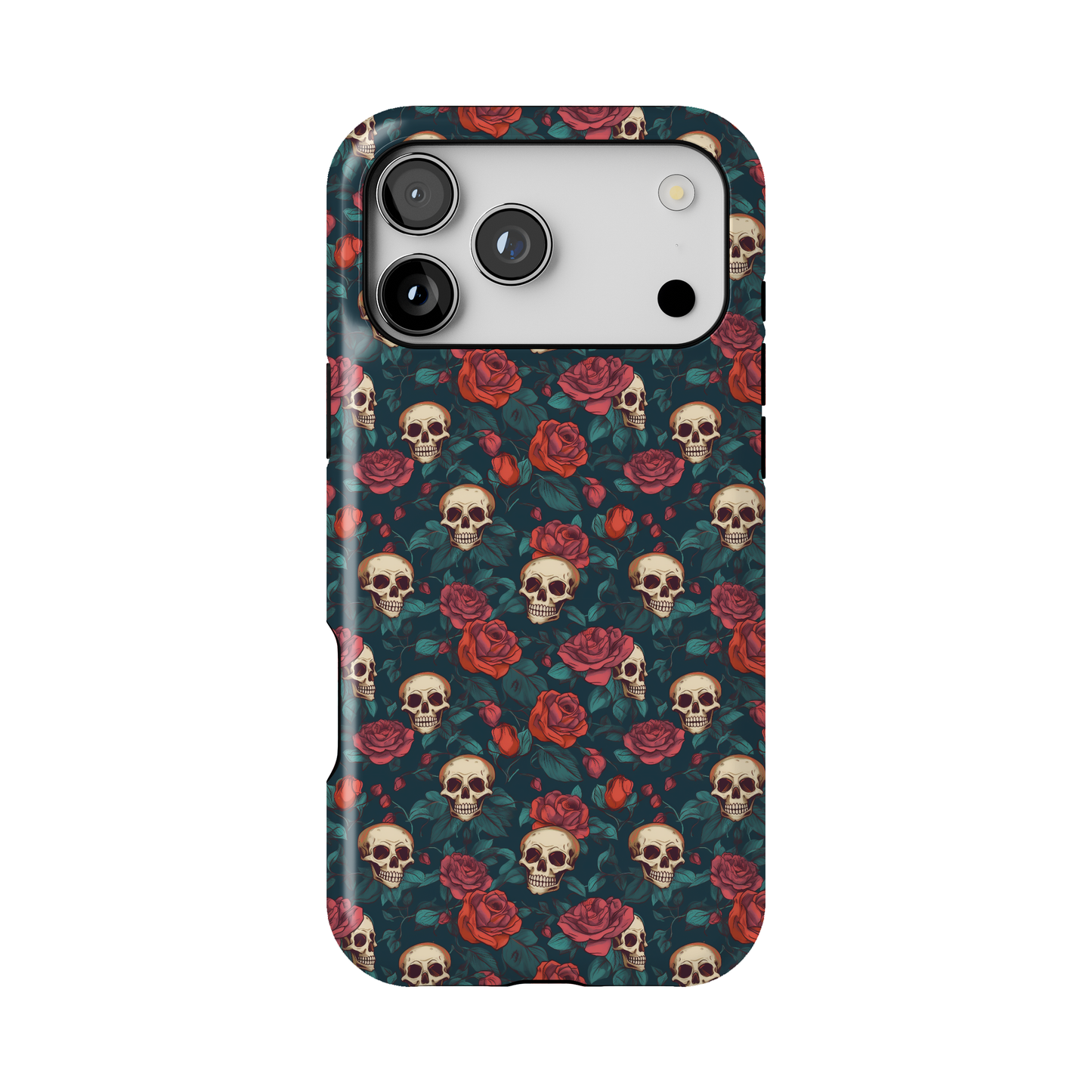 Skulls & Roses Dark Garden MagSafe® iPhone Tough Case