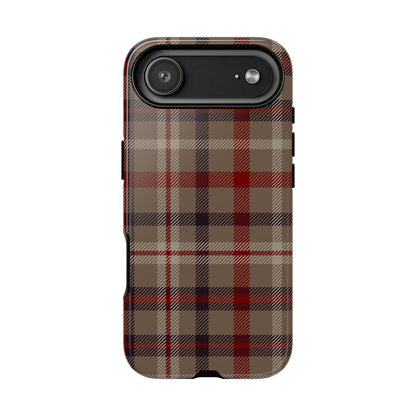 Vintage Highland Plaid iPhone Tough Case