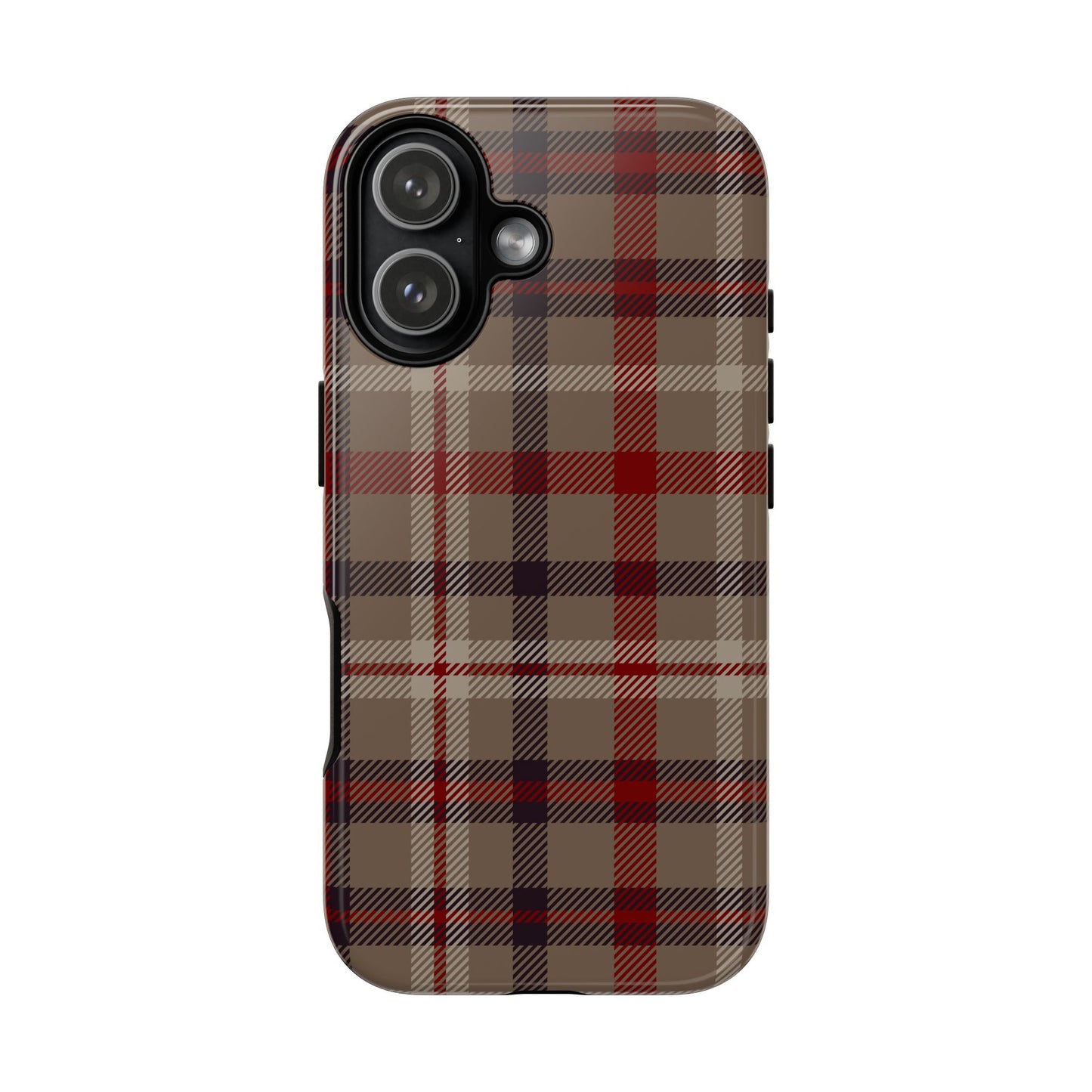 Vintage Highland Plaid iPhone Tough Case