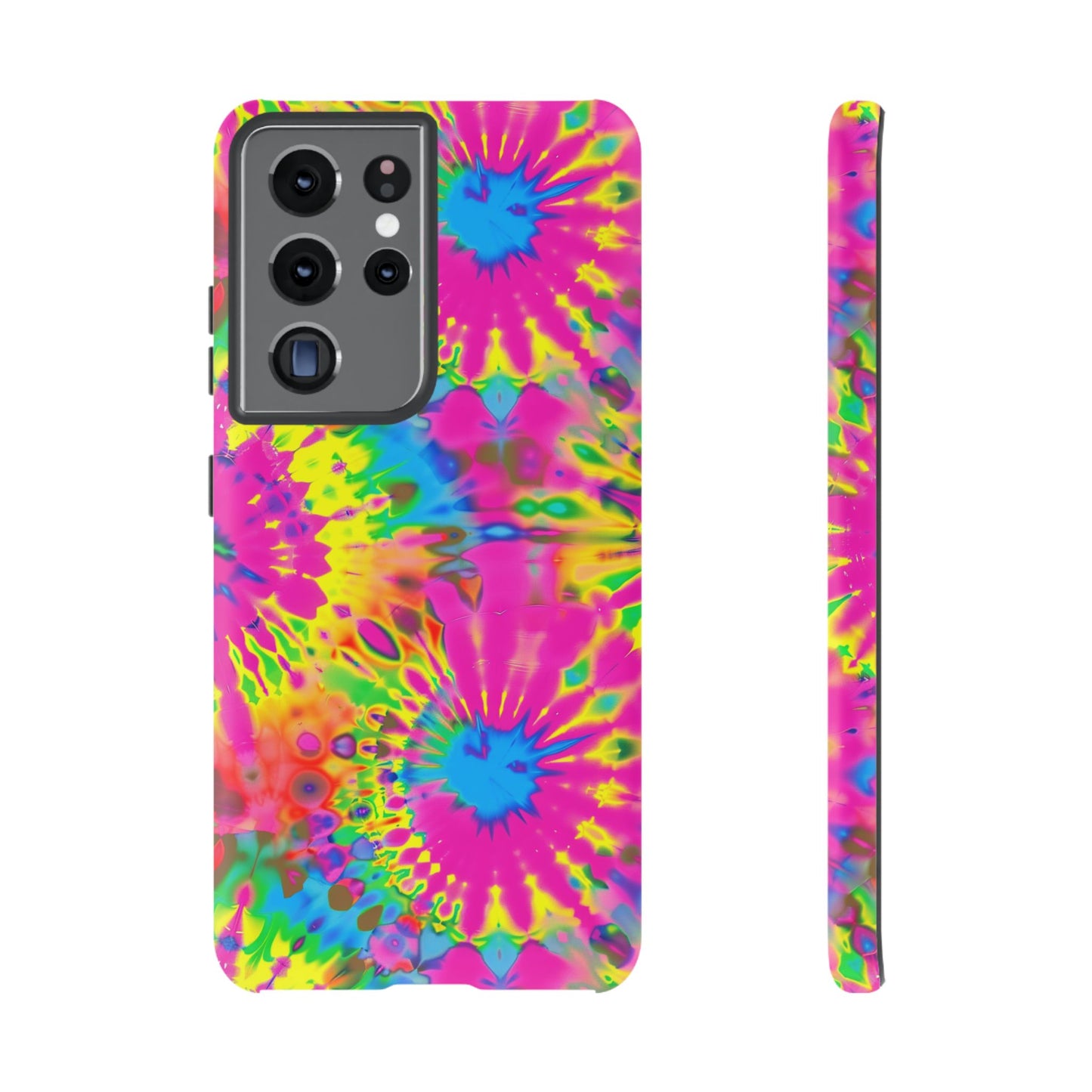 Neon Tie-Dye Burst Samsung Galaxy Tough Case
