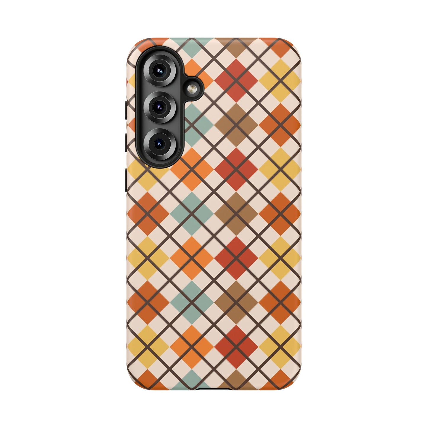 Autumn Argyle Samsung Galaxy Tough Case
