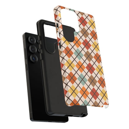 Autumn Argyle Samsung Galaxy Tough Case