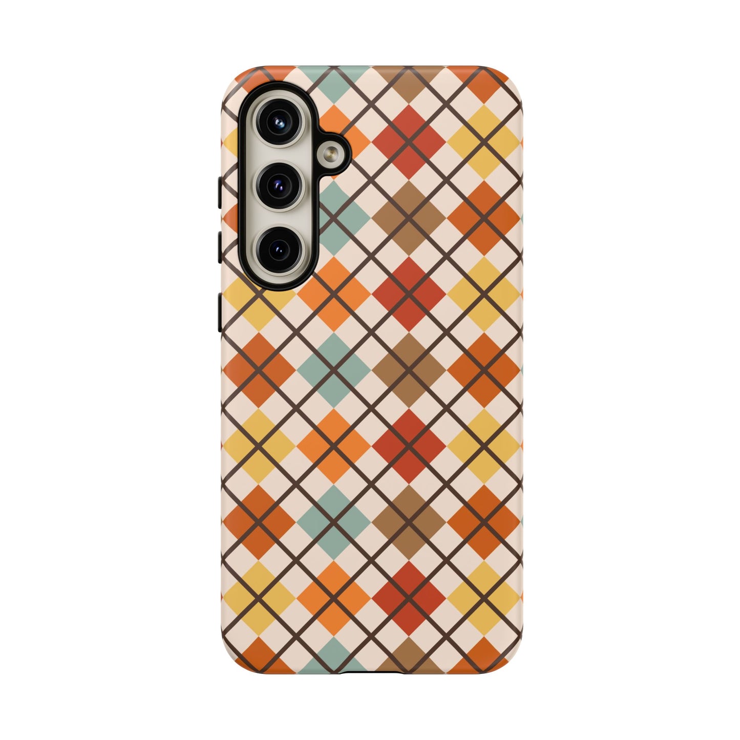 Autumn Argyle Samsung Galaxy Tough Case
