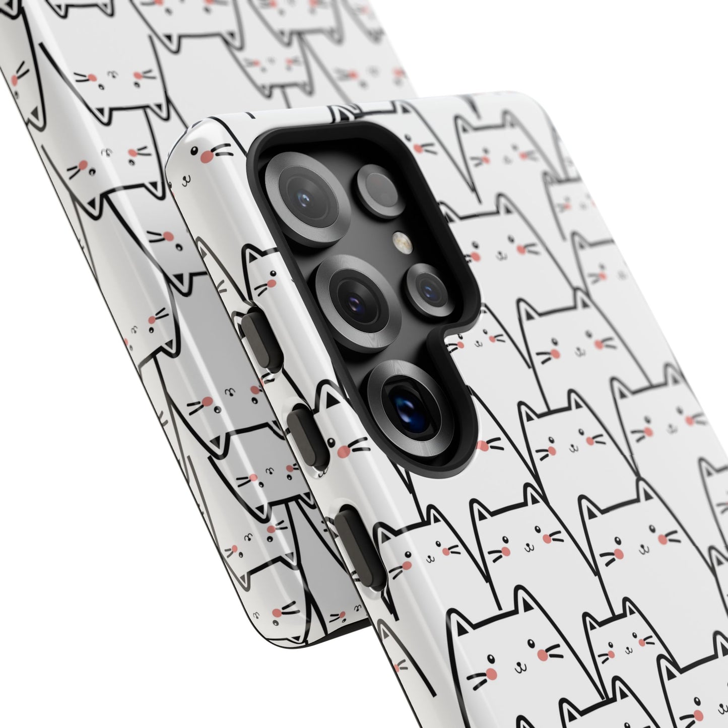 Kawaii Cat Crowd Samsung Galaxy Tough Case