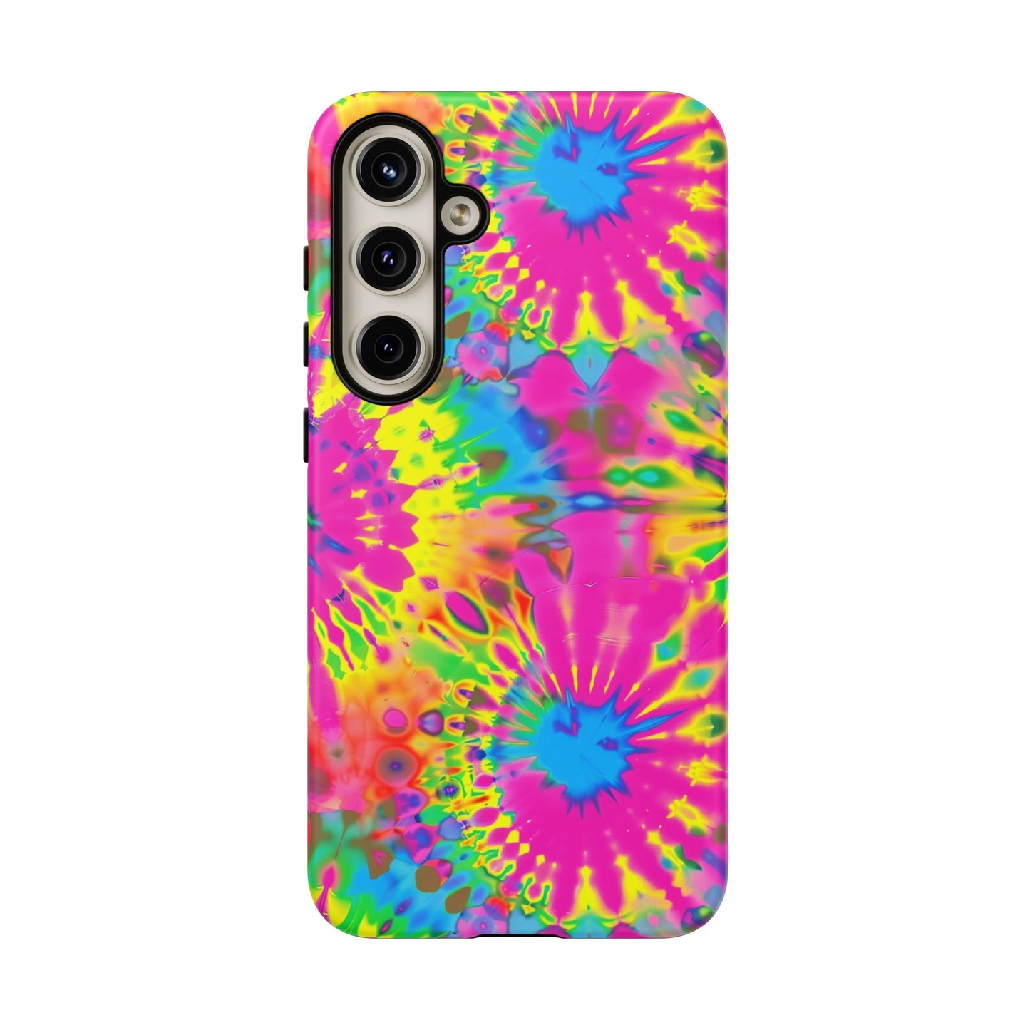 Neon Tie-Dye Burst Samsung Galaxy Tough Case