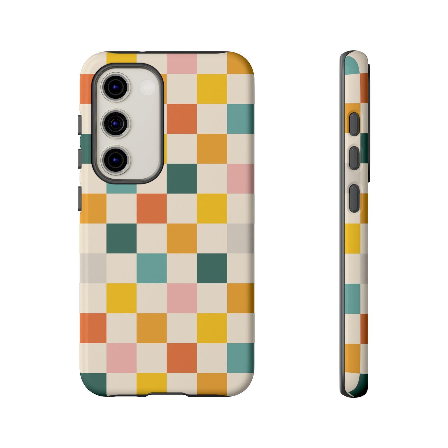 Retro 70s Gingham Samsung Galaxy Tough Case