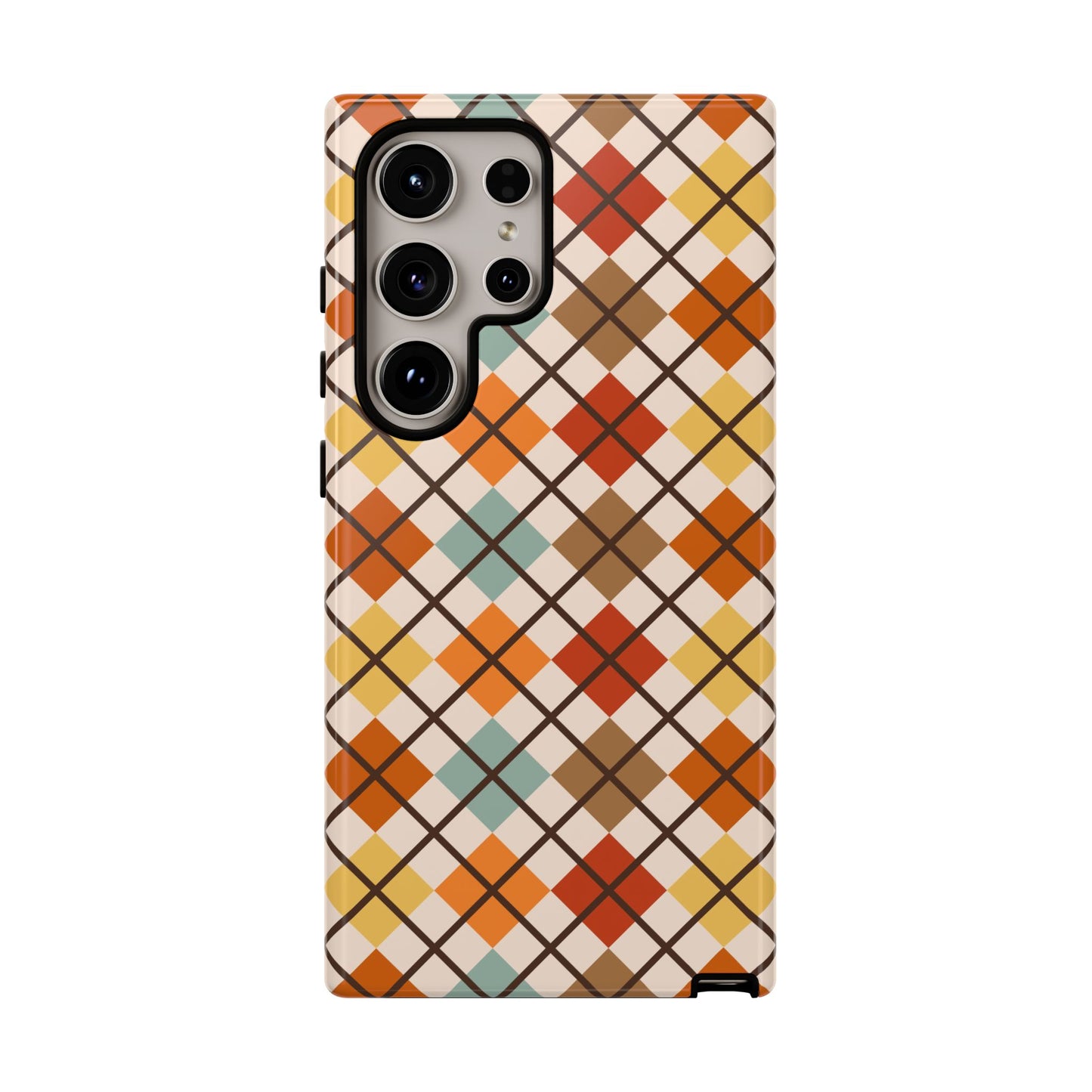 Autumn Argyle Samsung Galaxy Tough Case