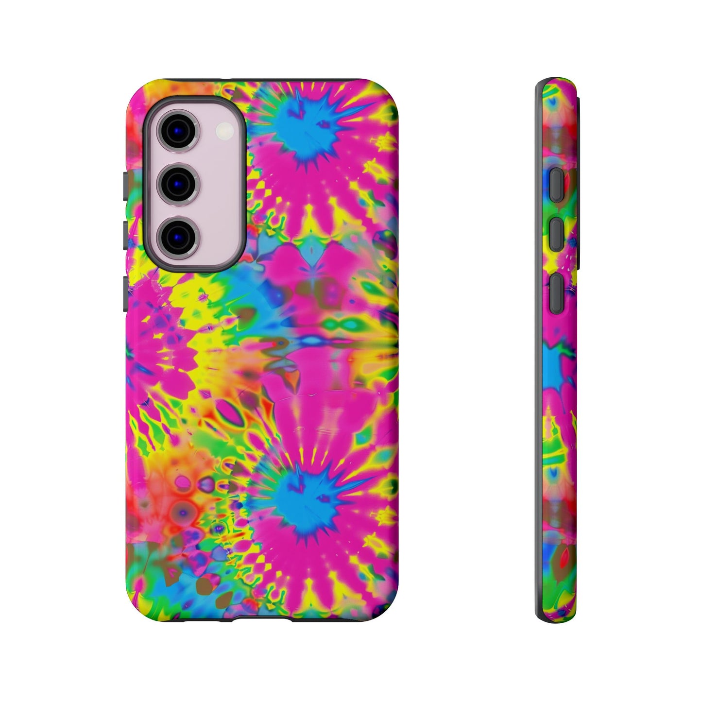 Neon Tie-Dye Burst Samsung Galaxy Tough Case