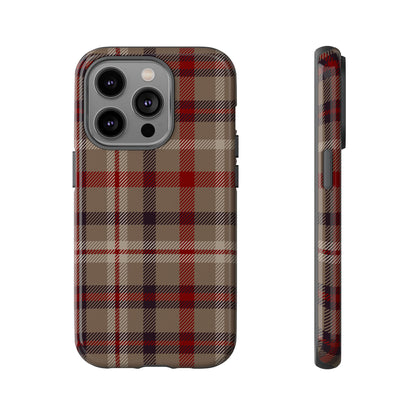 Vintage Highland Plaid iPhone Tough Case