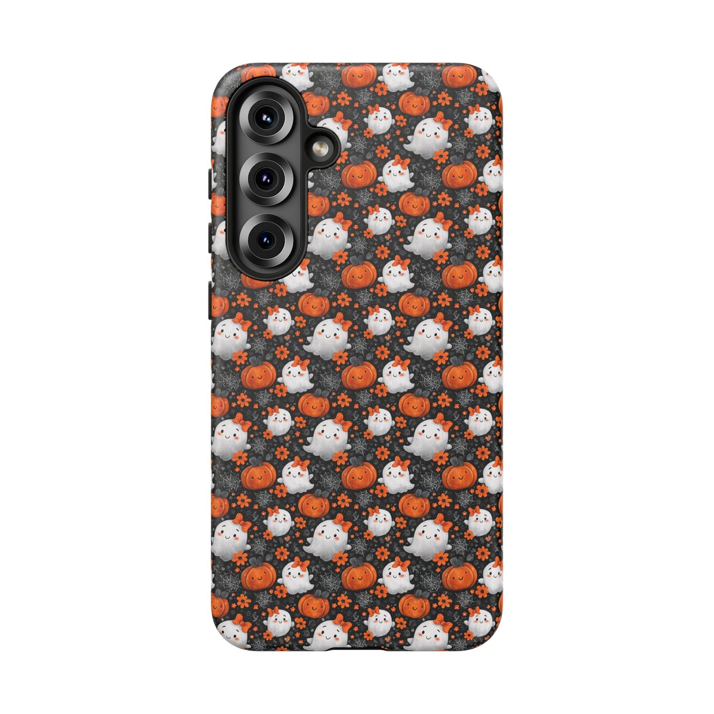 Cute Kawaii Lady Ghosts & Pumpkins Samsung Galaxy Tough Case