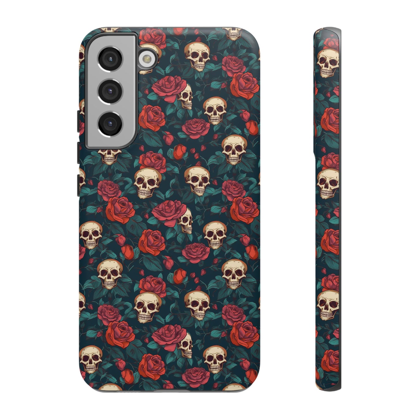 Skulls & Roses Dark Garden Samsung Galaxy Tough Case
