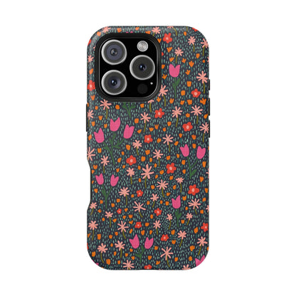 Whimsical Wildflower Meadow MagSafe® iPhone Tough Case