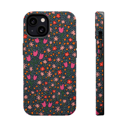 Whimsical Wildflower Meadow MagSafe® iPhone Tough Case