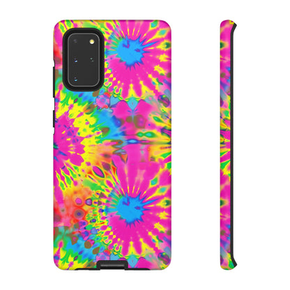 Neon Tie-Dye Burst Samsung Galaxy Tough Case