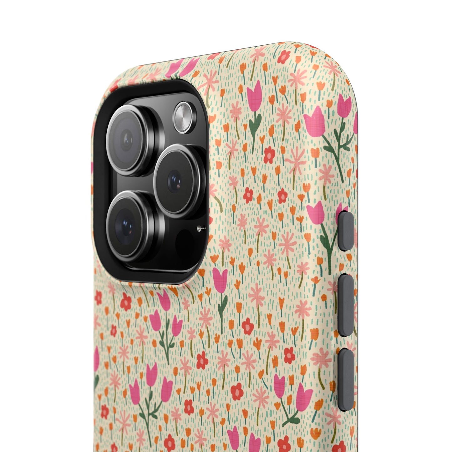 Vintage Cream Wildflower Meadow MagSafe® iPhoneTough  Case