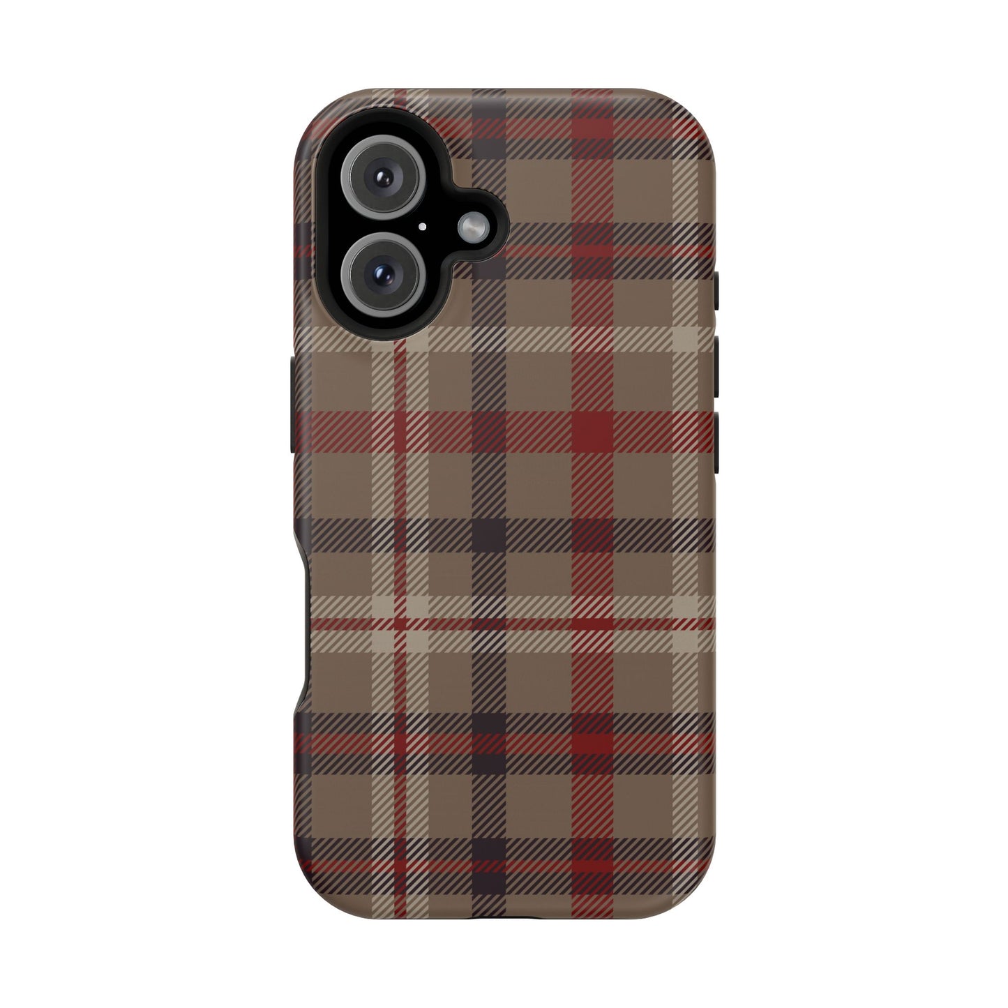Vintage Highland Plaid MagSafe® iPhone Tough Case